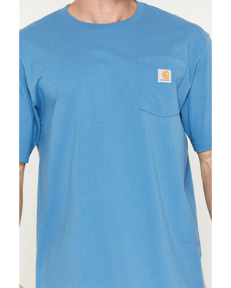 Carhartt Men's Loose Fit Heavyweight Logo Pocket Work T-Shirt