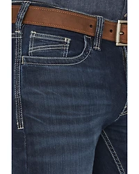 Cody James Men's FR Medium Wash Slim Straight Stretch Denim Work Jeans