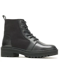 Harley Davidson Women's Valene Canvas 5" Lace-Up Moto Boots - Round Toe