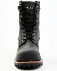 Hawx Men's 8" Logger Work Boots - Composite Toe