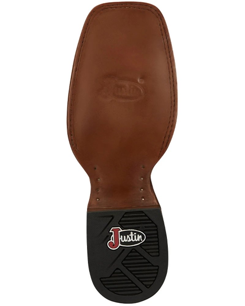 Justin Men's Jackpot Western Boots - Broad Square Toe