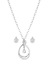 Montana Silversmiths Women's Crystal Embrace Jewelry Set - 2 Piece
