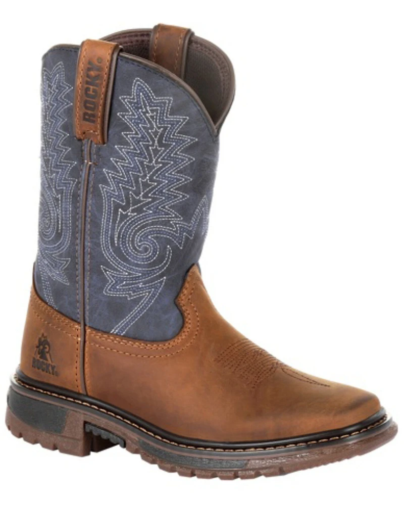 Rocky Boys' Ride FLX Western Boots - Square Toe