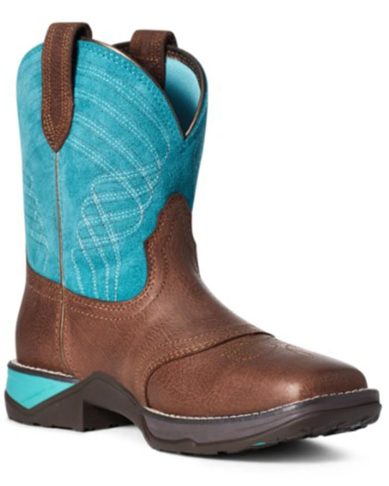 Ariat Women's Anthem Shortie Performance Western Boots - Square Toe