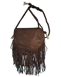 Kobler Leather Women's Dark Rossette Crossbody Bag
