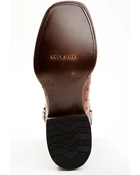 Cody James Men's Exotic Full-Quill Ostrich Western Boots - Broad Square Toe