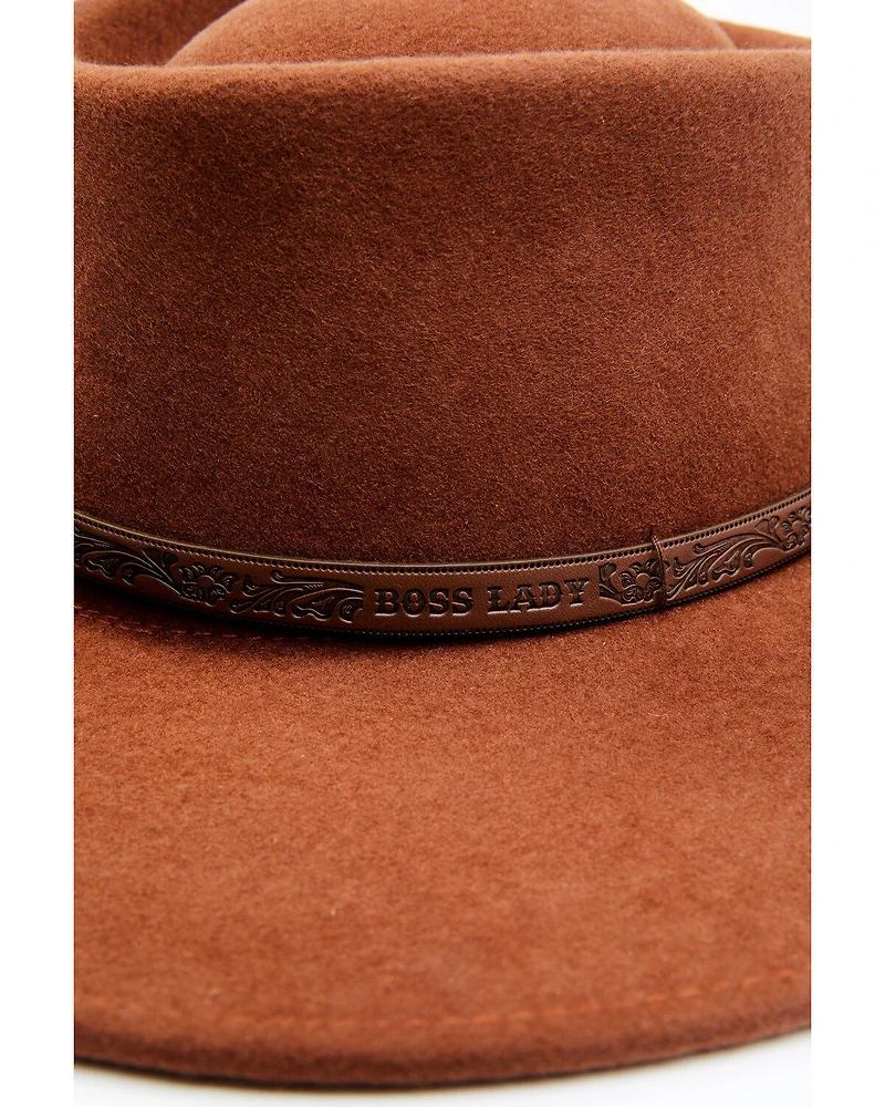 Idyllwind Women's She's A Boss Lady Felt Western Fashion Hat