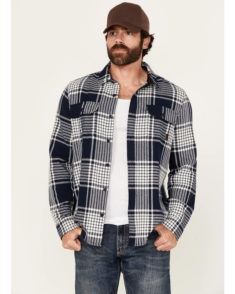 Brothers and Sons Men's Conrad Plaid Print Long Sleeve Button-Down Shirt