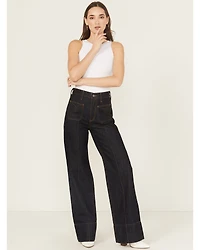 Ariat Women's Dark Wash Wide Leg Utility Denim Jeans