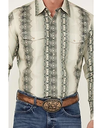 Wrangler Men's Checotah Long Sleeve Pearl Snap Western Shirt - Big