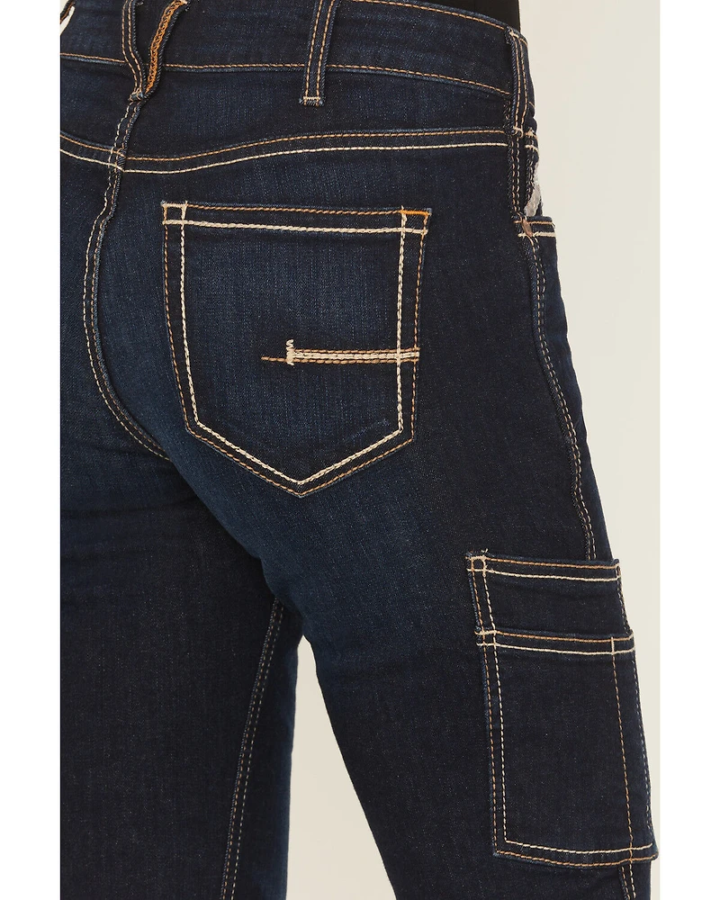 Ariat Women's Rebar Perfect Rise Work Flex Riviter Slim Leg Jeans