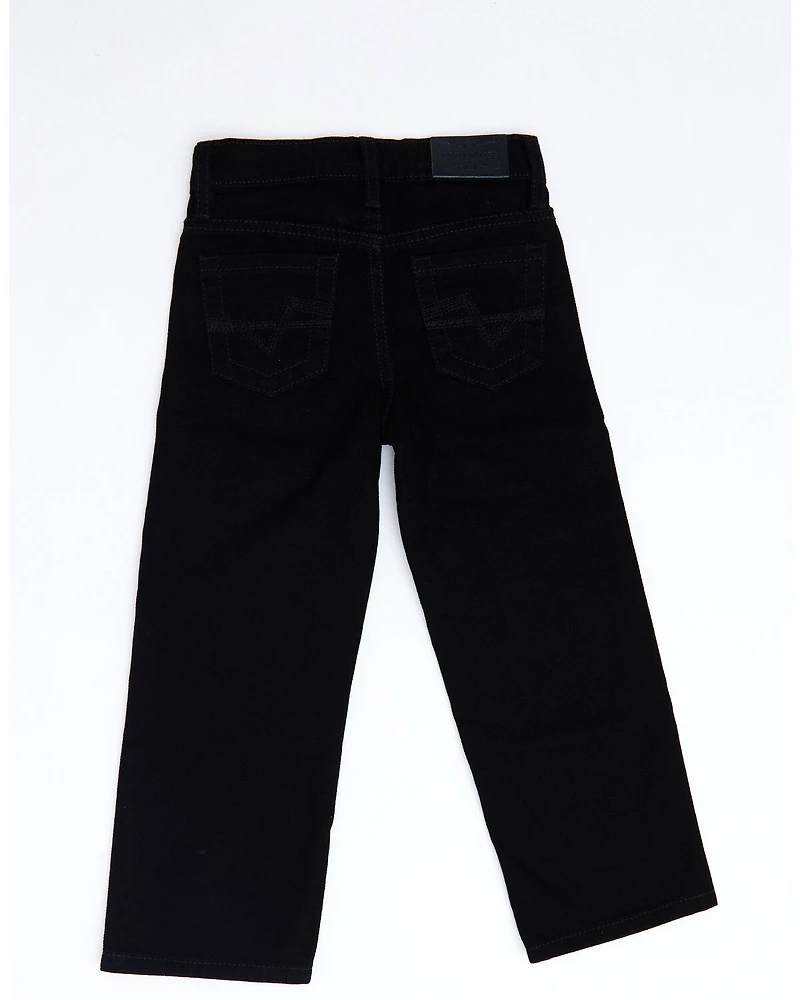 Cody James Boys' Night Rider Mid Rise Rigid Relaxed Bootcut Jeans - Sizes 4-8