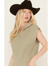 Revel Women's Quarter Zip Sweater Vest