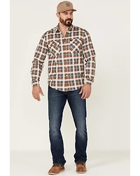 Brixton Men's Bowery Summer Weight Plaid Button-Down Western Shirt