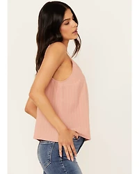 Cleo + Wolf Women's Barbara Solid Printed Sleeveless Cami