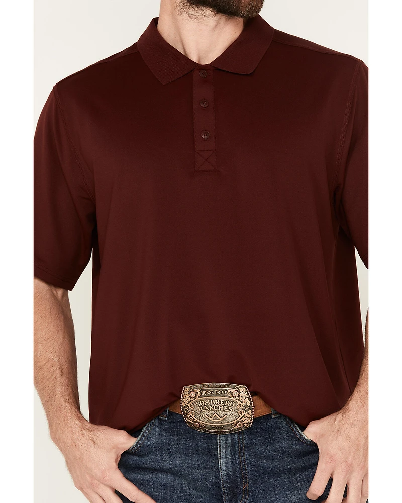 RANK 45® Men's Herringbone Short Sleeve Polo