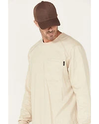 Hawx Men's Long Sleeve Pocket Work Shirt - Big & Tall