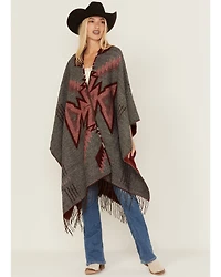 Idyllwind Women's McDowell Southwestern Print Fringe Shawl