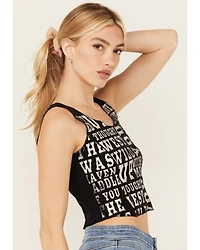 Idyllwind Women's Rhett The West Was Wild Graphic Rib Knit Tank