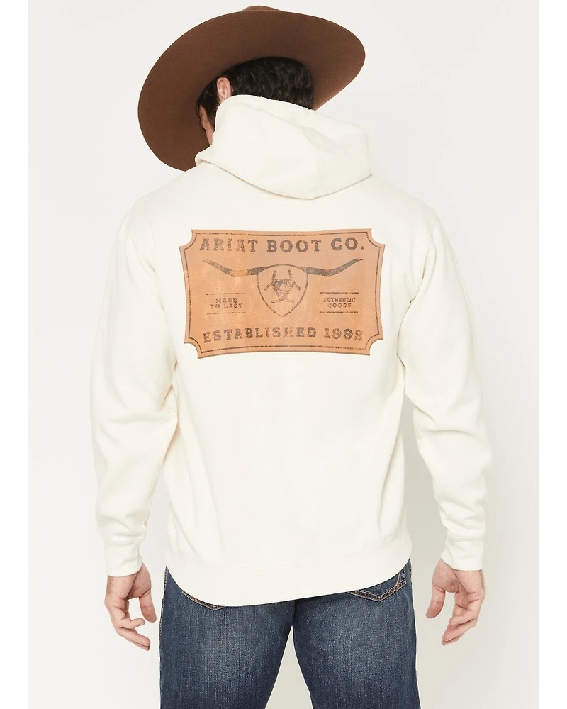 Ariat Men's Logo Shield Steerhead Graphic Hooded Sweatshirt
