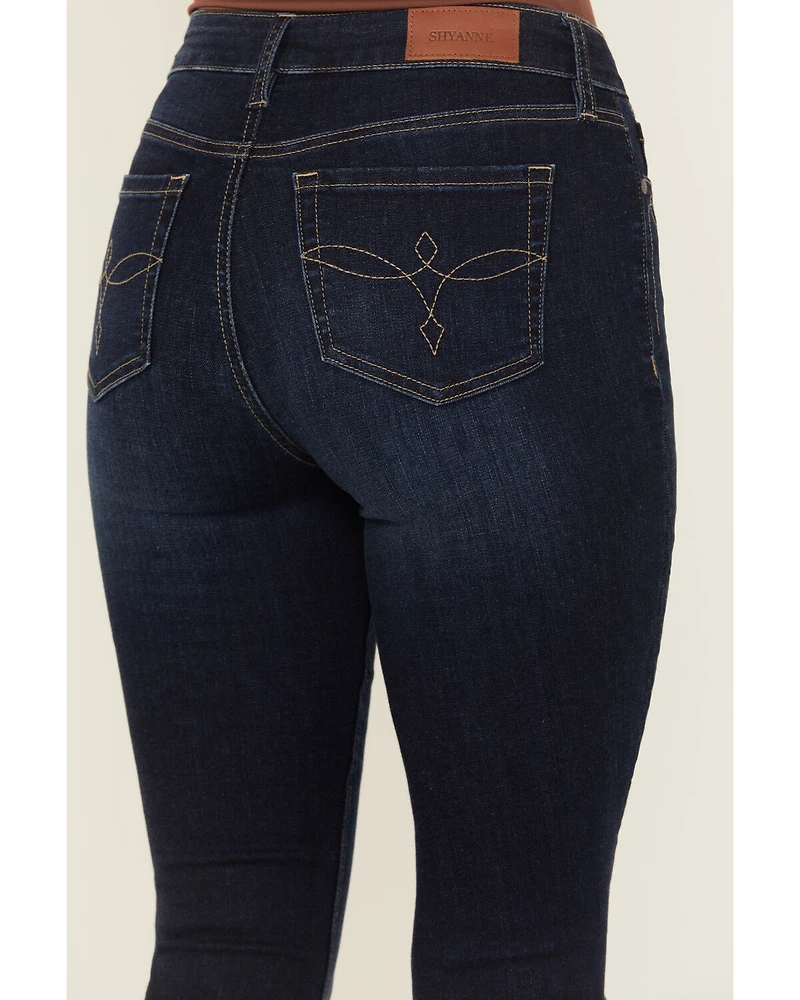 Shyanne Women's Celeste High Rise Sculpt Bootcut Stretch Denim Jeans