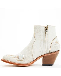 Shyanne Women's Carine Crackadela Floral Western Fashion Booties - Round Toe