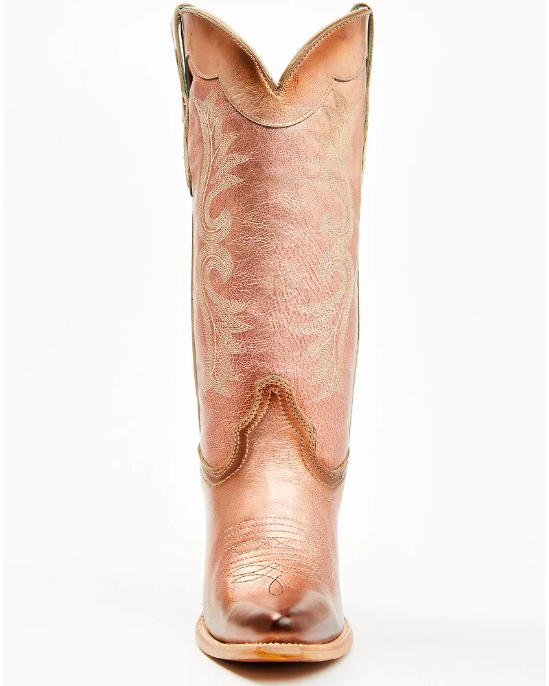 Corral Women's Metallic Tall Western Boots - Snip Toe