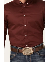 Cody James Men's Basic Twill Long Sleeve Button-Down Performance Western Shirt - Big