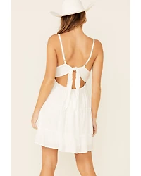 Tempted Women's Crochet Top Mini Dress