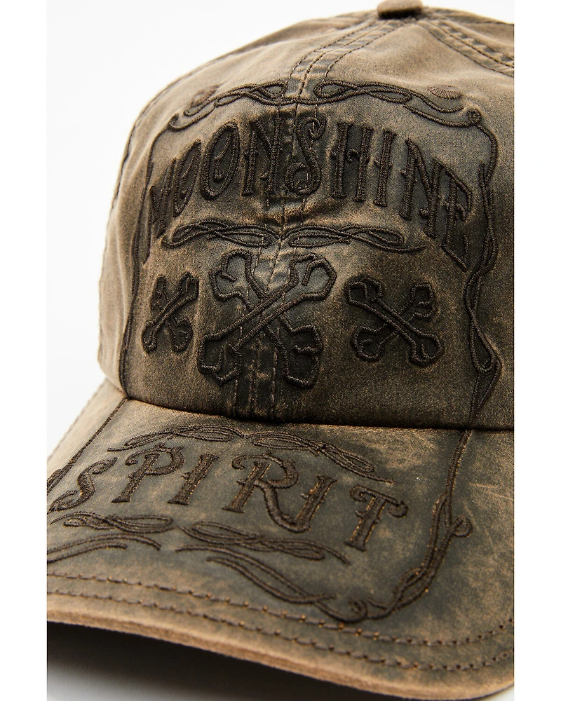 Moonshine Spirit Men's Waylon Oil Cloth Baseball Cap