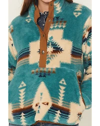 Ariat Women's Southwestern Print Berber Pullover