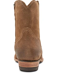 Frye Men's Austin Inside Zip Roughout Ankle Boots - Round Toe