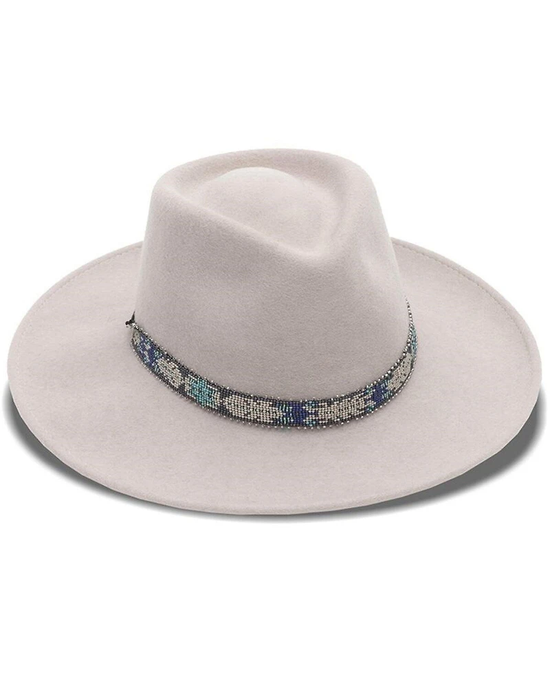 Nikki Beach Women's Wynter Rancher Felt Western Fashion Hat
