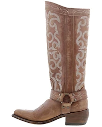 Liberty Black Women's Taylor Greta Harness Boots - Round Toe