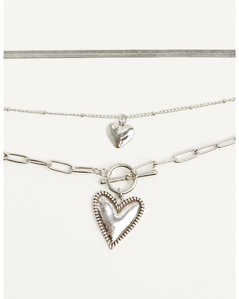 Shyanne Women's Heart Layered Necklace