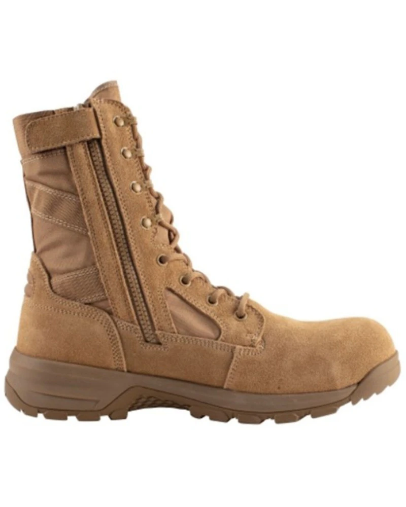 Belleville Men's 8" Hot Weather Lightweight Side-Zip Tactical Boots - Composite Toe