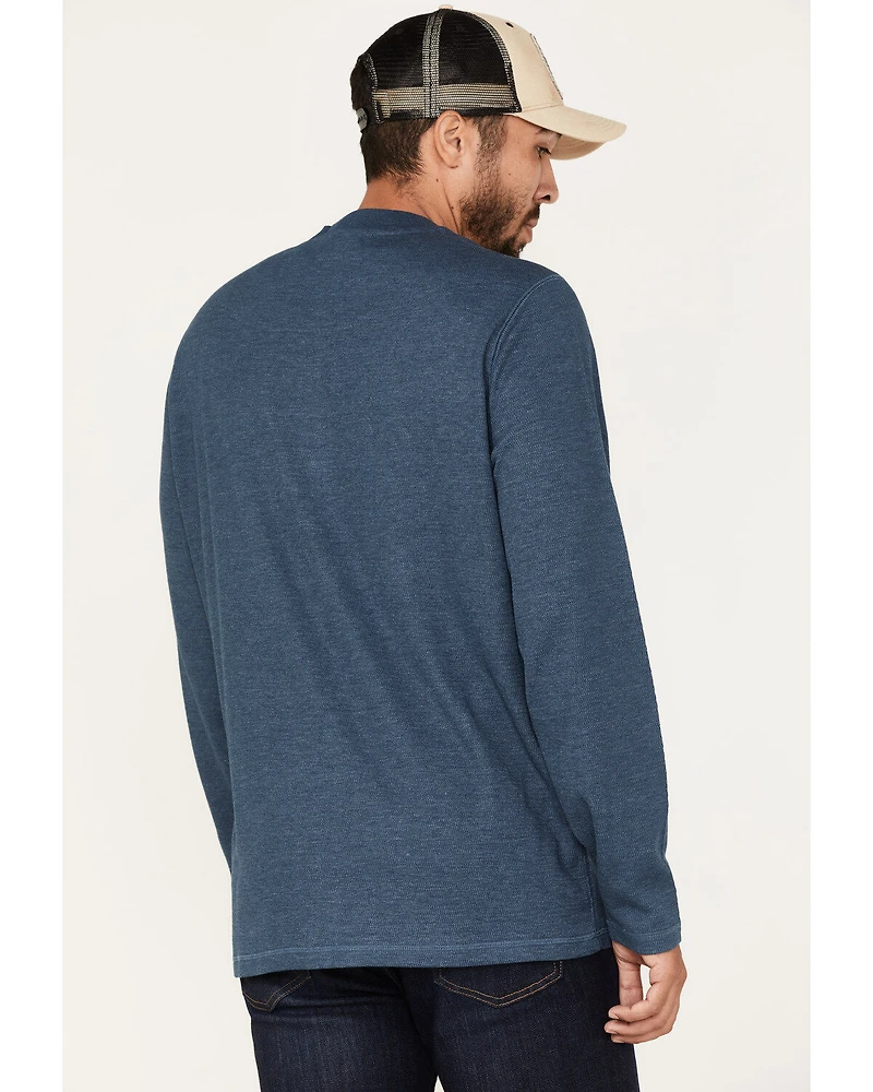Brothers and Sons Men's Henley Thermal T-Shirt