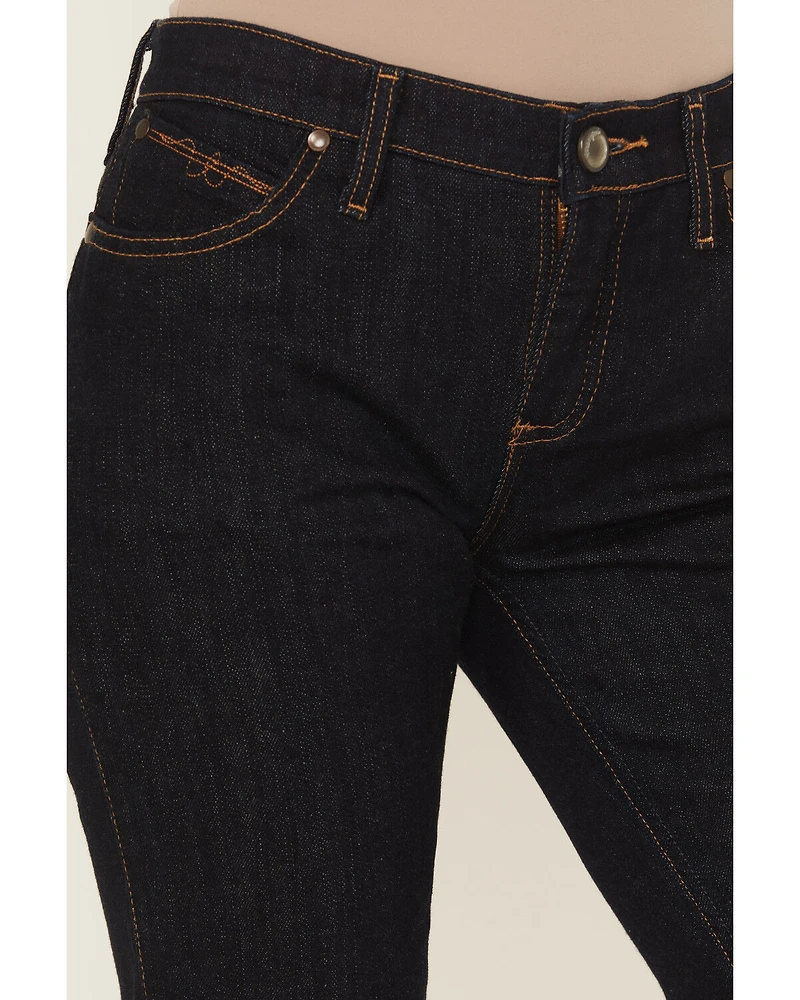 Wrangler Women's Dark Dynasty Ultimate Riding Q-Baby Jeans