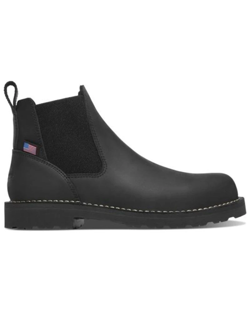 Danner Men's 6" Bull Run Chelsea Wedge Work Boots - Soft Toe