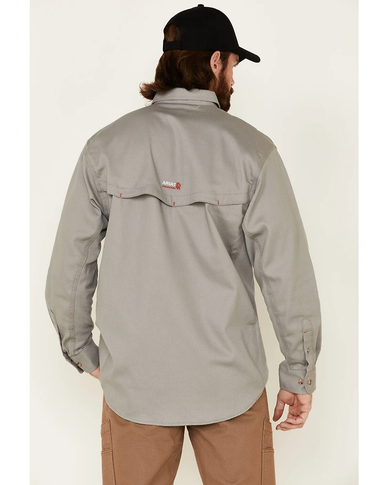 Ariat Men's Fire Resistant Solid Vent Long Sleeve Work Shirt