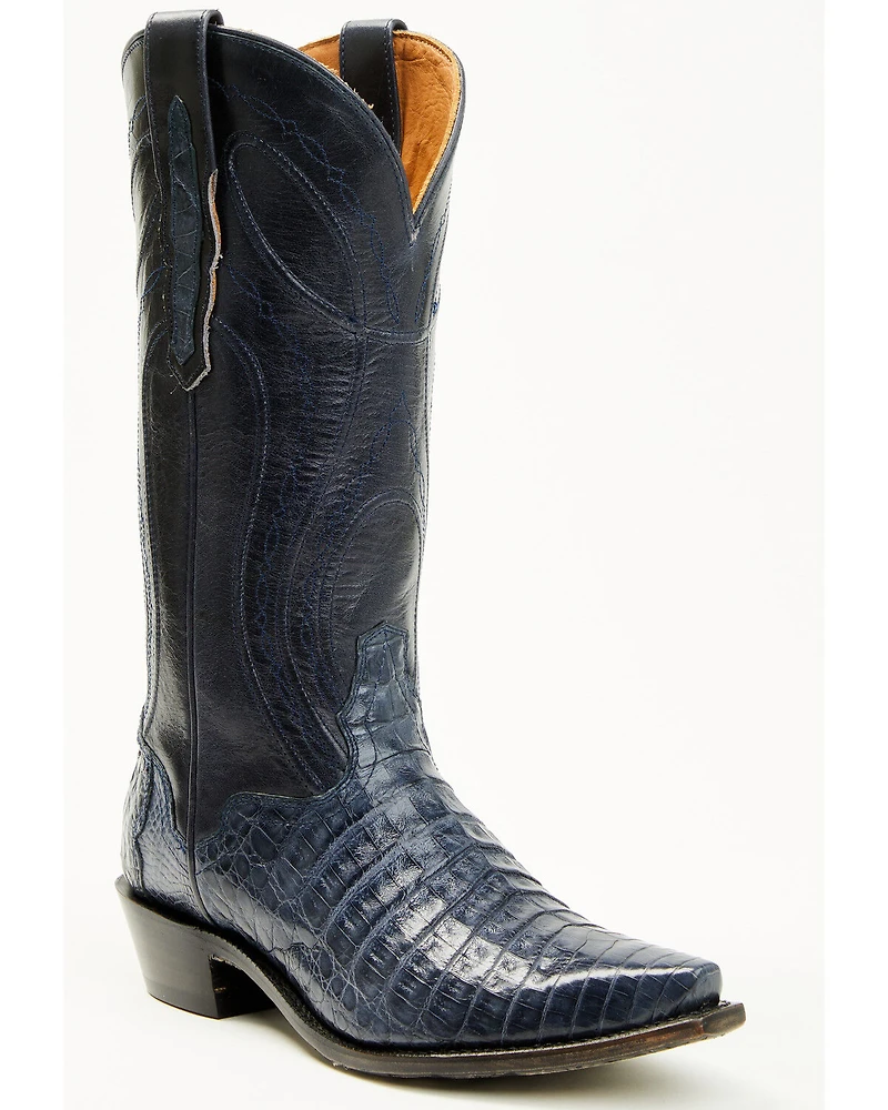El Dorado Women's Holly Exotic Caiman Tall Western Boots