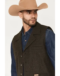 Powder River Outfitters Men's Wool Button-Down Vest