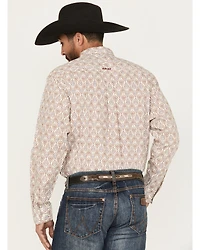 Ariat Men's Greely Medallion Print Long Sleeve Button-Down Western Shirt
