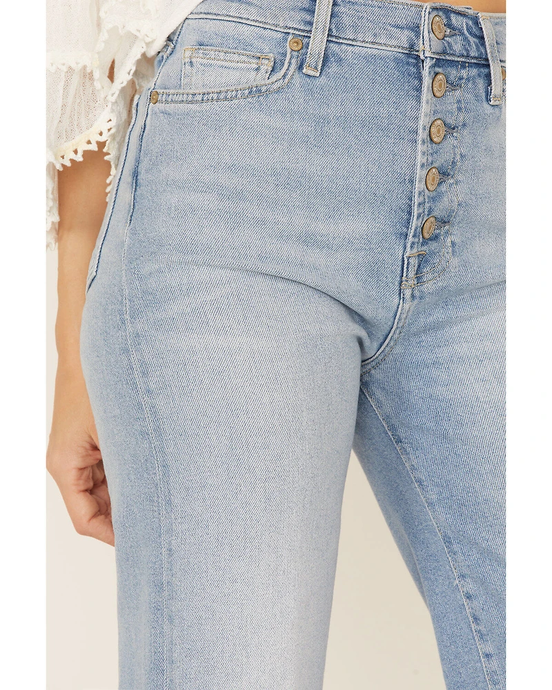 7 For All Mankind Women's Luxe Vintage Cropped Jo Trouser Flare Jeans