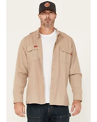 Lapco Men's FR Modern Uniform Long Sleeve Button-Down Work Shirt