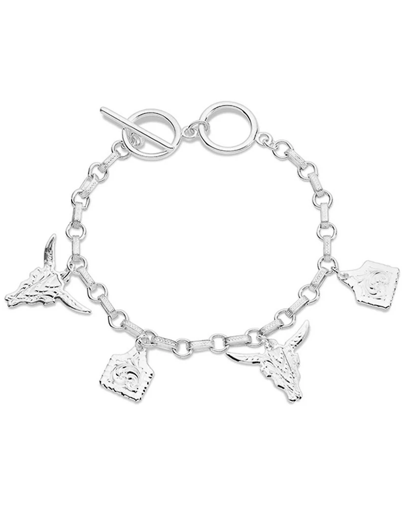 Montana Silversmiths Women's Country Charm Bracelet