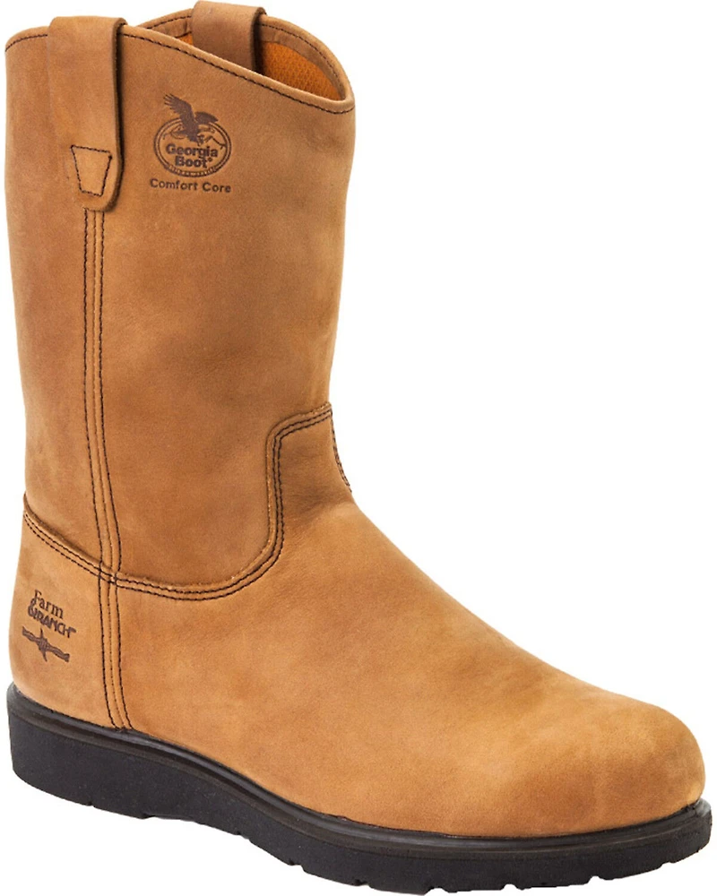 Georgia Men's Farm & Ranch Wellington CC Work Boots