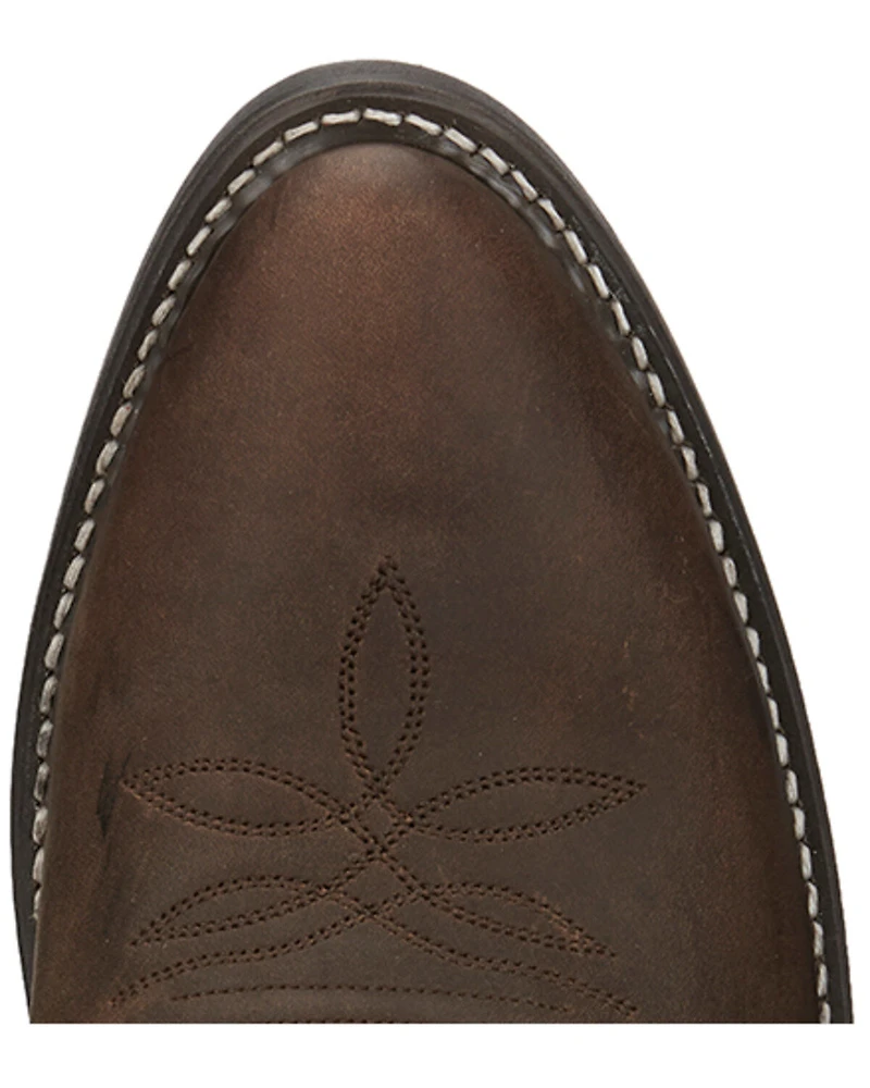 Justin Men's Leather Western Boots - Round Toe