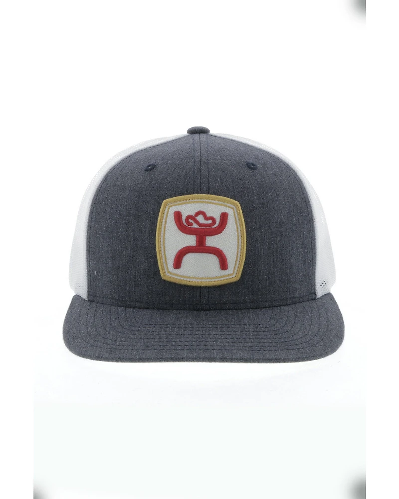 HOOey Boys' Grey Youth Zenith Mesh Back Trucker Cap