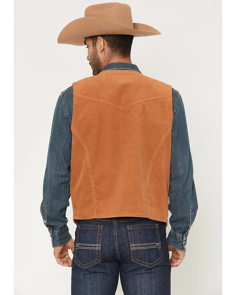 Cody James Men's William Corduroy Button-Down Vest